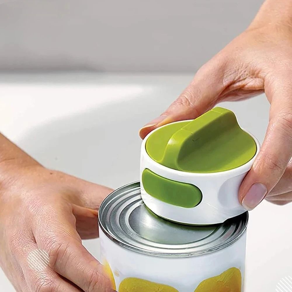 Portable Manual Can Opener Compact Easy Twist Jar and Bottle Opener Tool