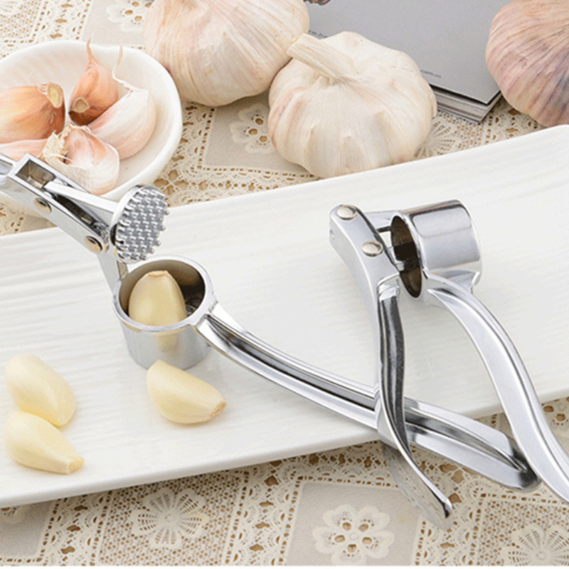 Stainless Steel Garlic Press Rocker Manual Garlic Mincer