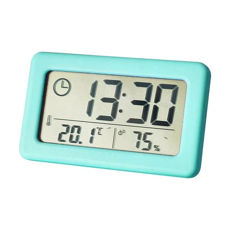 Digital Weather Station Clock with Thermometer and Hygrometer