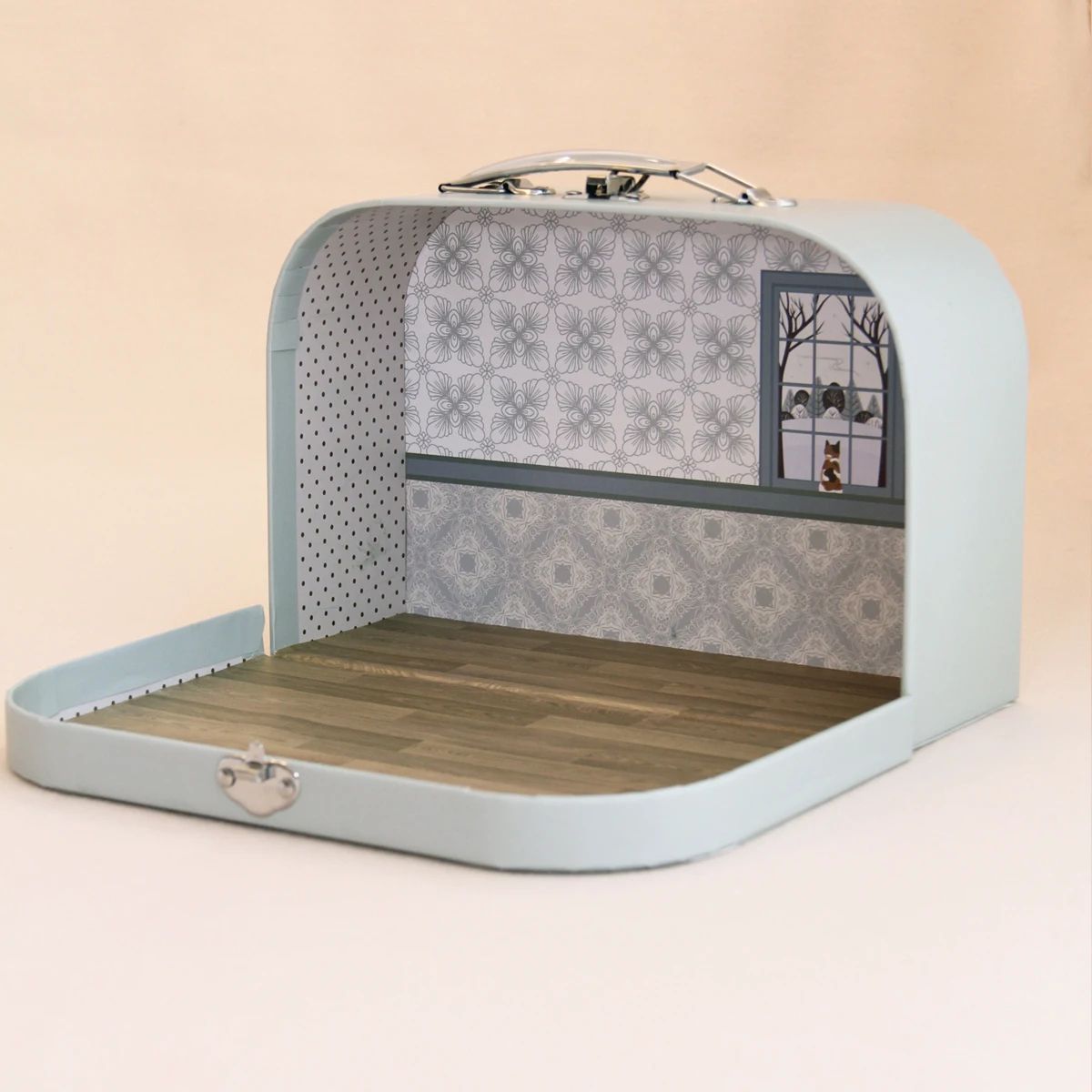 Miniature Dollhouse Furniture Gift Box Set