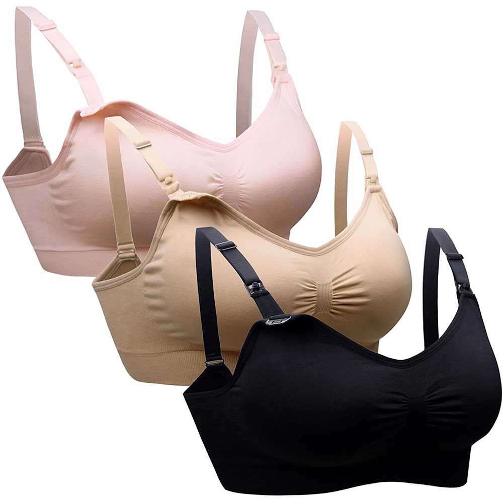 Breastfeeding Bras, Maternity Nursing Bra for Feeding, Wirefree Bra, Breathable Nursing Underwear for Pregnant Women