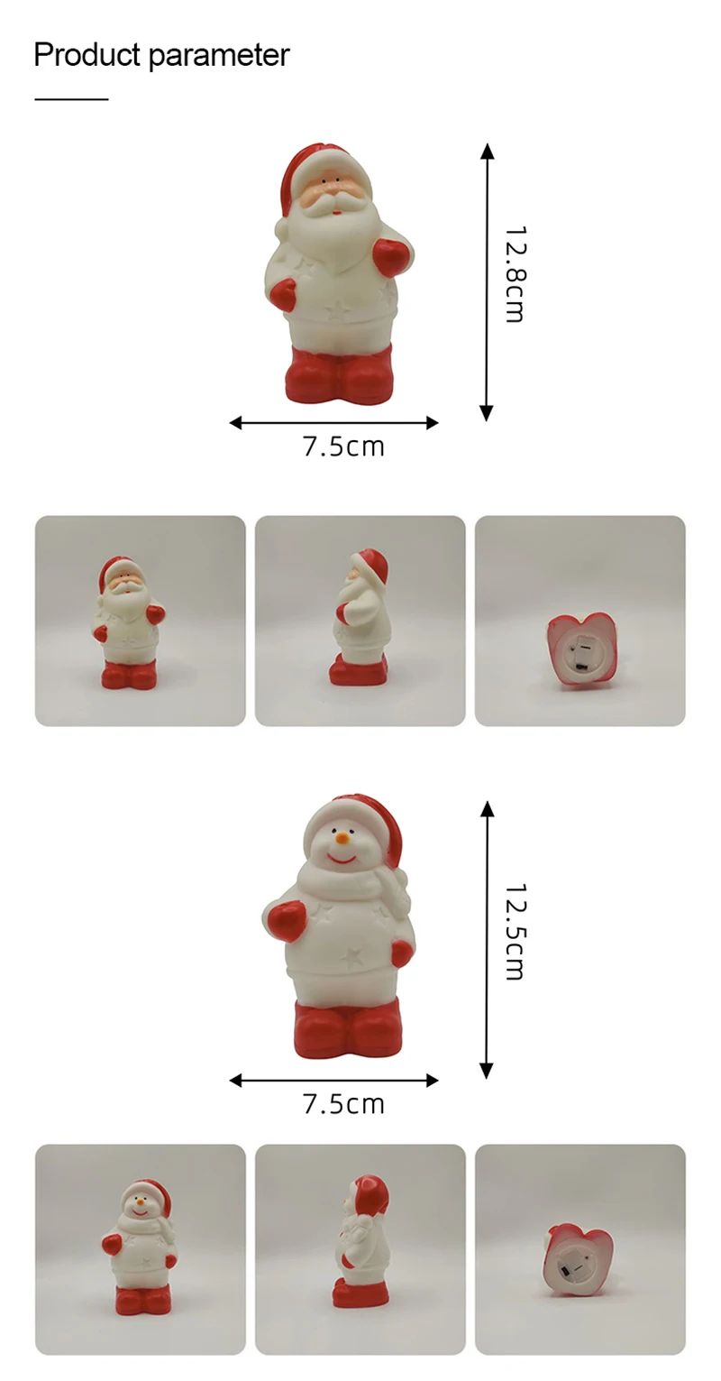 Cute Christmas LED Night Light Lamp