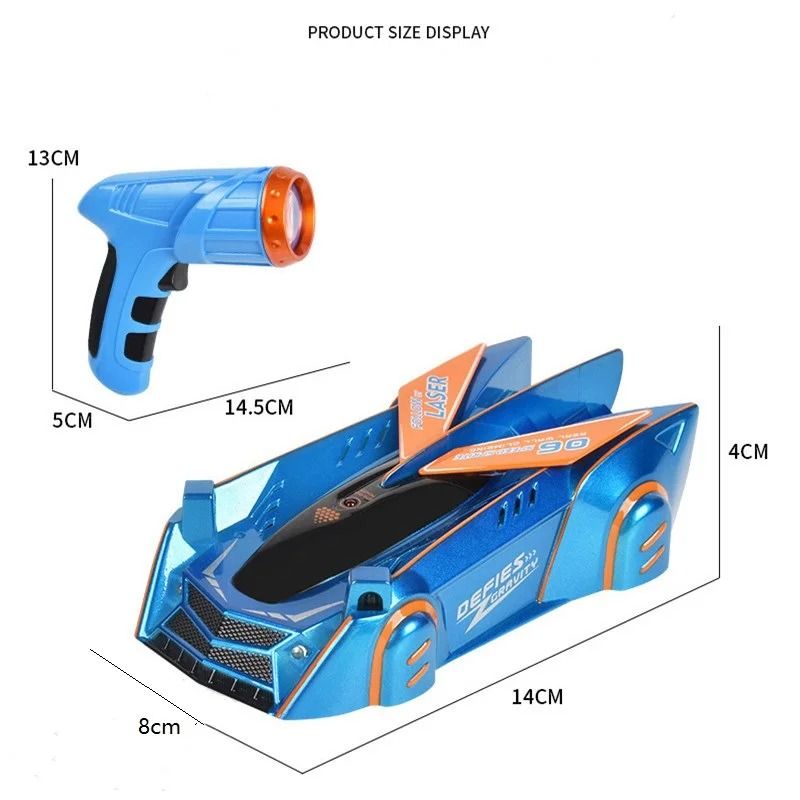 Infrared Laser Controlled Wall Climbing RC Stunt Car