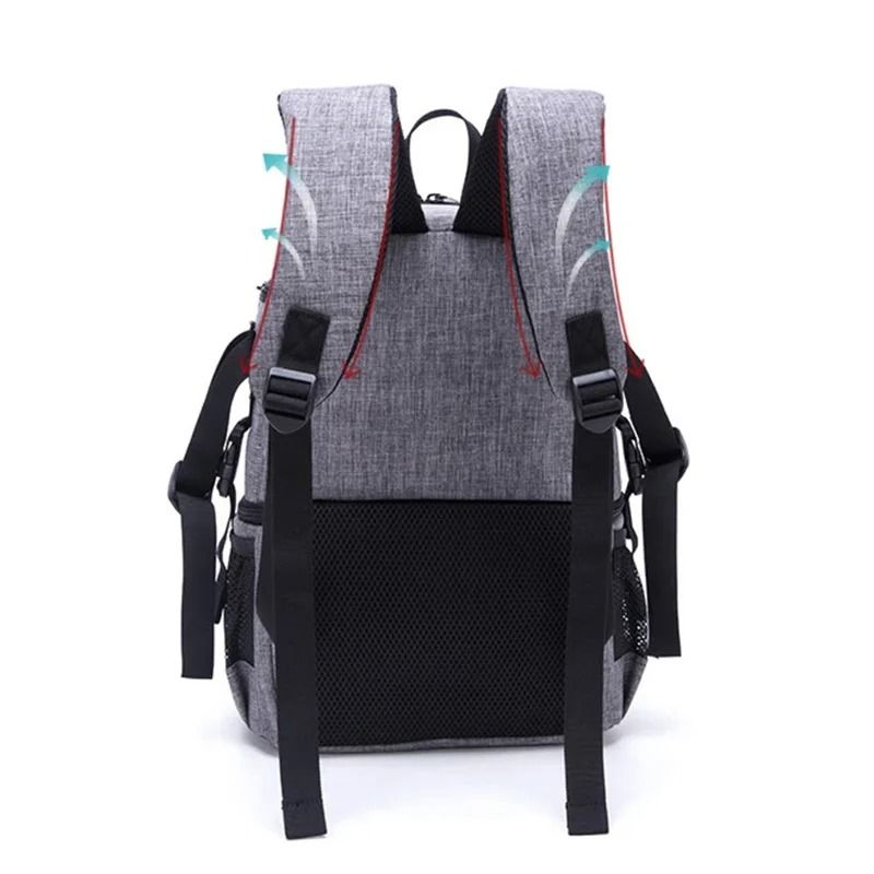 JINNUOLANG Waterproof Camera Backpack Fashion Travel Photography Bag