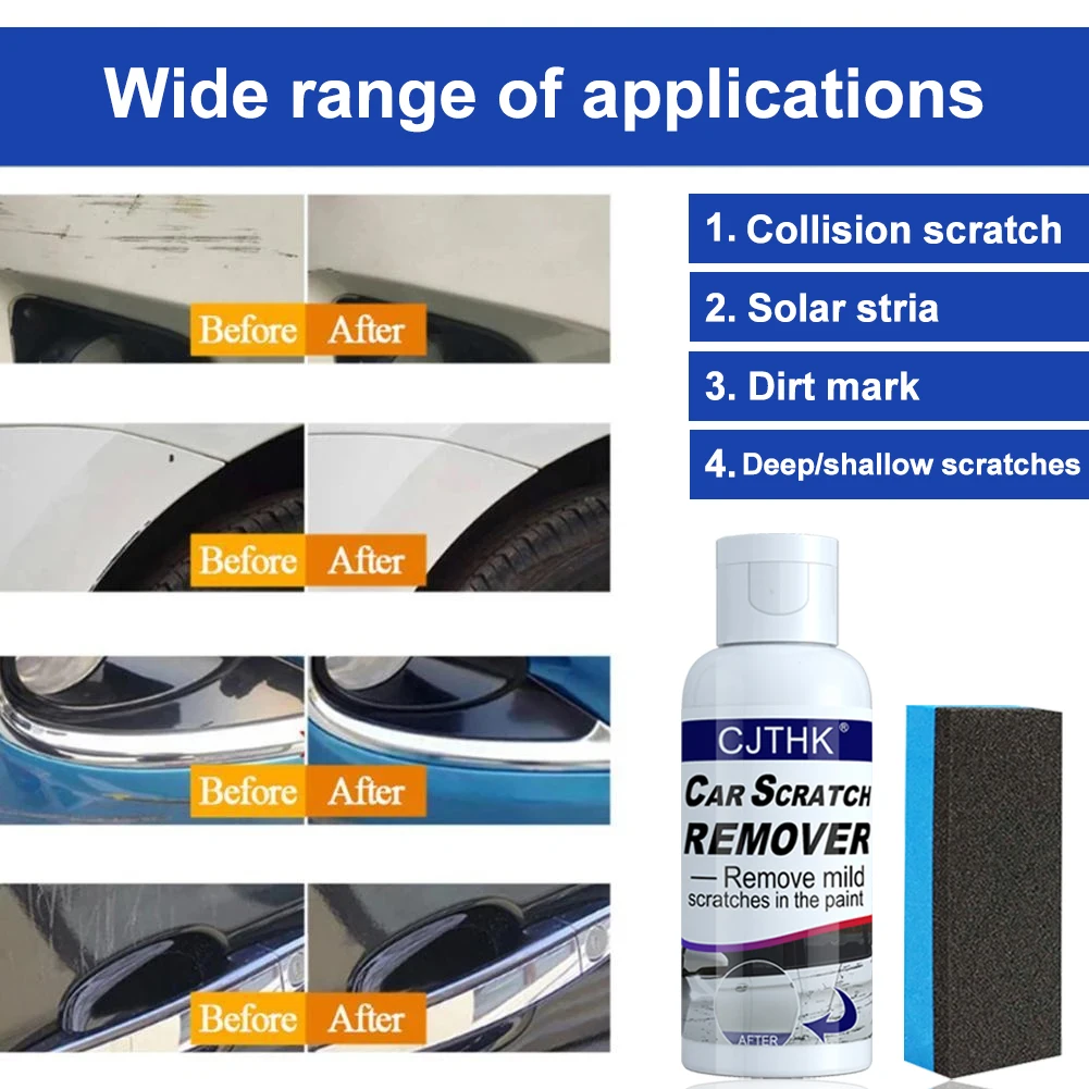 Premium Car Scratch Remover & Paint Care Tool Auto Swirl & Scratch Repair Polishing Wax