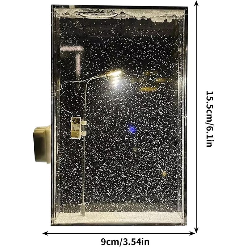 DIY Snow Scene Street Lamp Flowing Night Light Kit