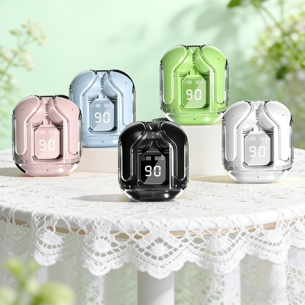 Mini Wireless Earbuds with LED Display Bluetooth Headphones