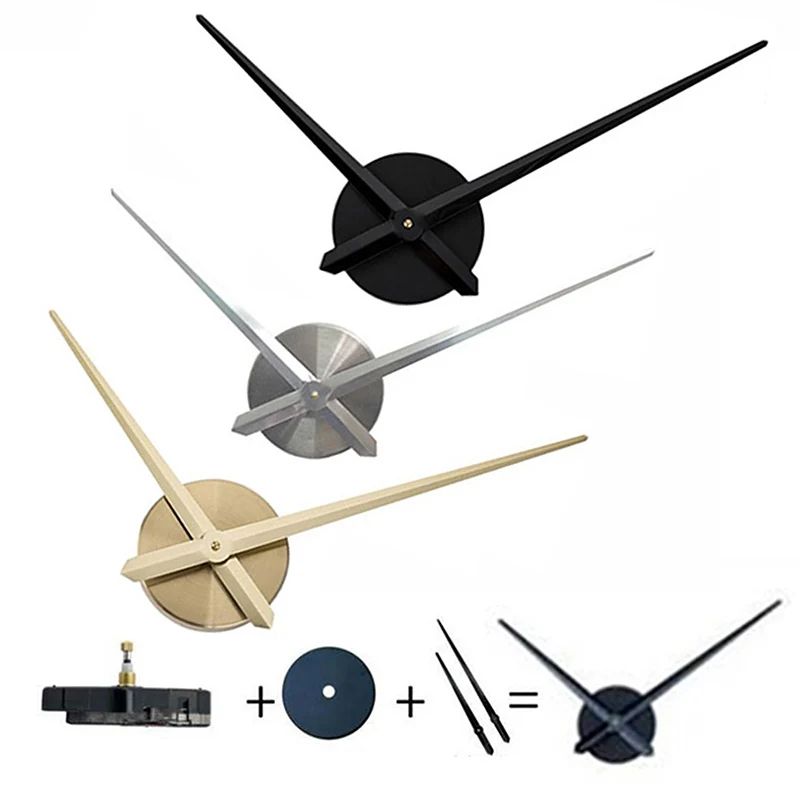DIY Large 3D Wall Clock Mechanism Set