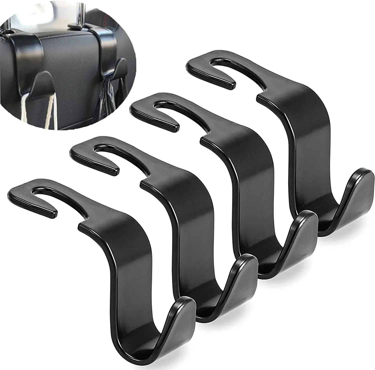 Universal Car Headrest Hooks Organizer Hangers for Bags