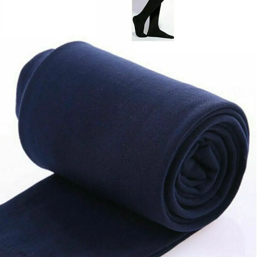 Womens Thermal Fleece Pantyhose Warm Fleece Lined Tights Winter Full Foot Leggings