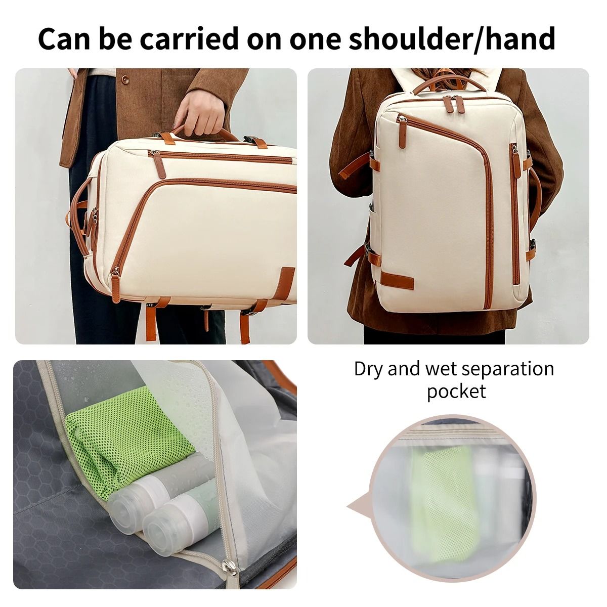Unisex Large Capacity Business Computer Backpack Travel Bag