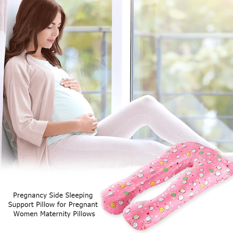 U Shape Maternity Pillow Case Cotton Replacement Cover