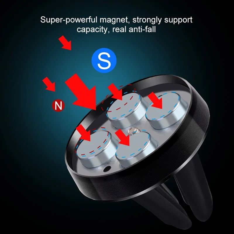 Professional Ultra-Strong Magnetic Air Vent Car Mount and Universal Smart Phone Station