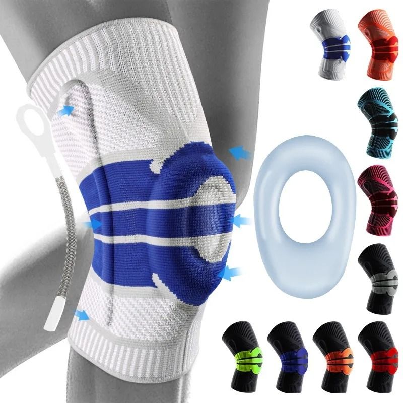 High Elastic Knee Support Brace for Sports Injury Protection and Patella Stability