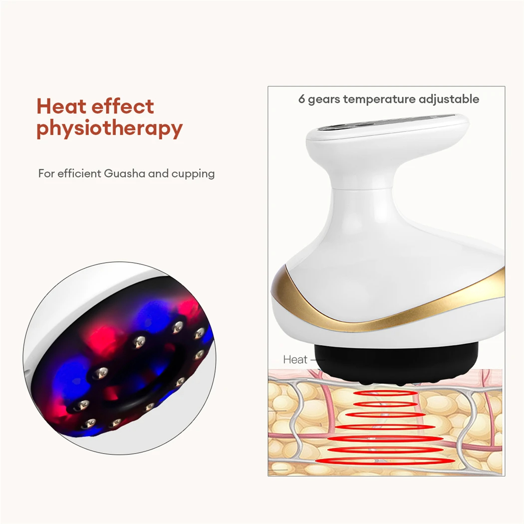 Cupping Massage with LCD Display, Electric EMS Body Massager, Guasha Scraping, Vacuum Suction Cup