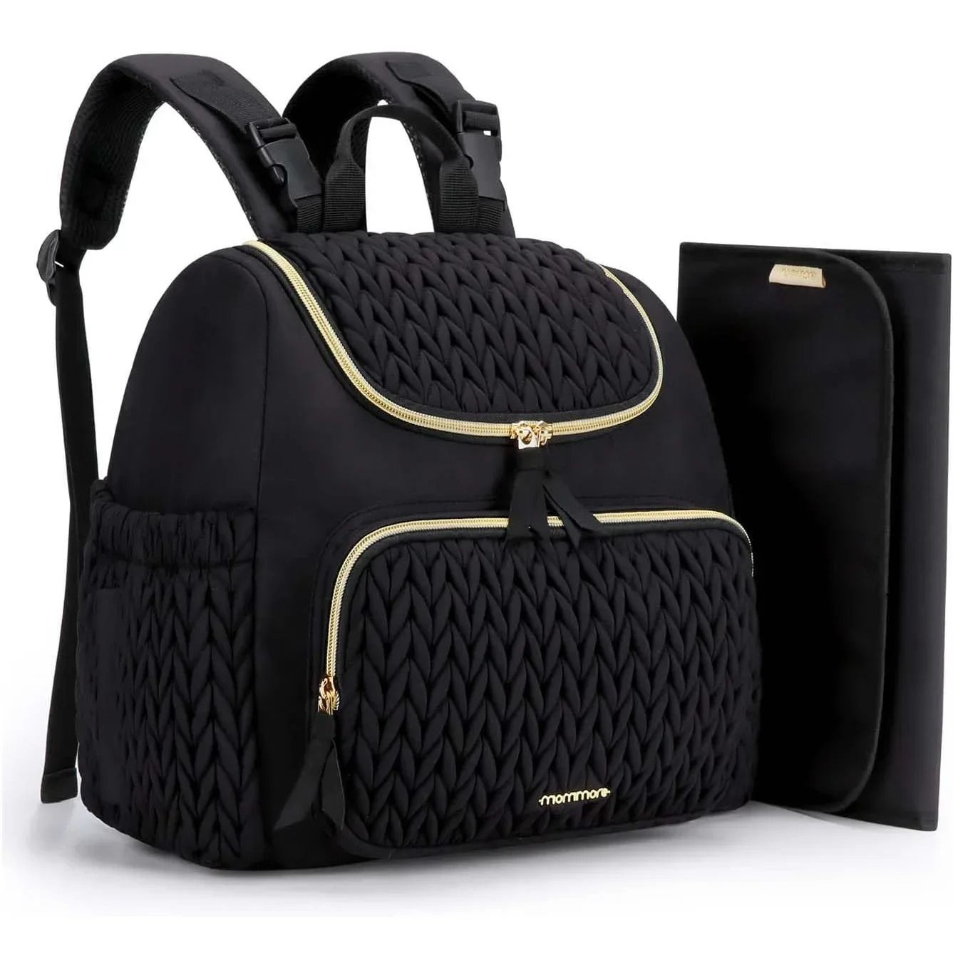 Large Capacity Organizer Mommy Bag for Baby Diapers Outdoor Stroller Hanging Bags