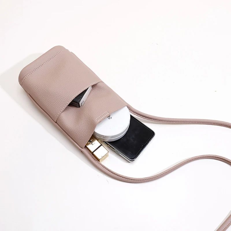 Everyday Chic Womens Crossbody Bag - PU Leather Flap Handbag with Secure Hasp