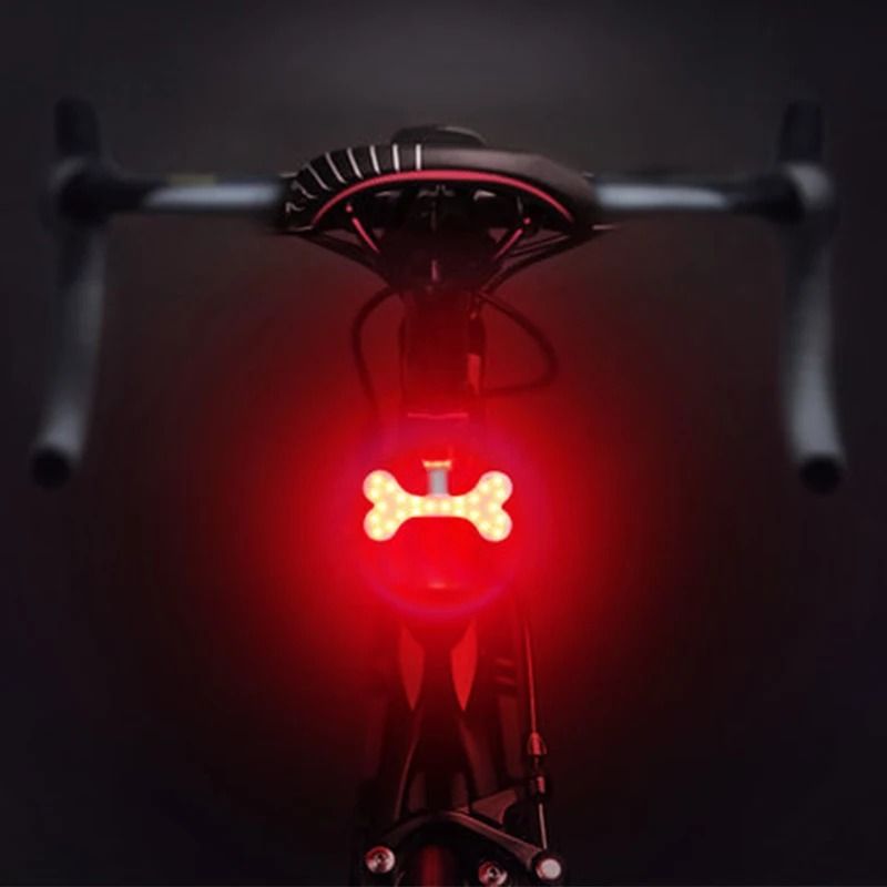 USB Rechargeable Bicycle Tail Light Multi Mode LED Cycling Rear Lamp
