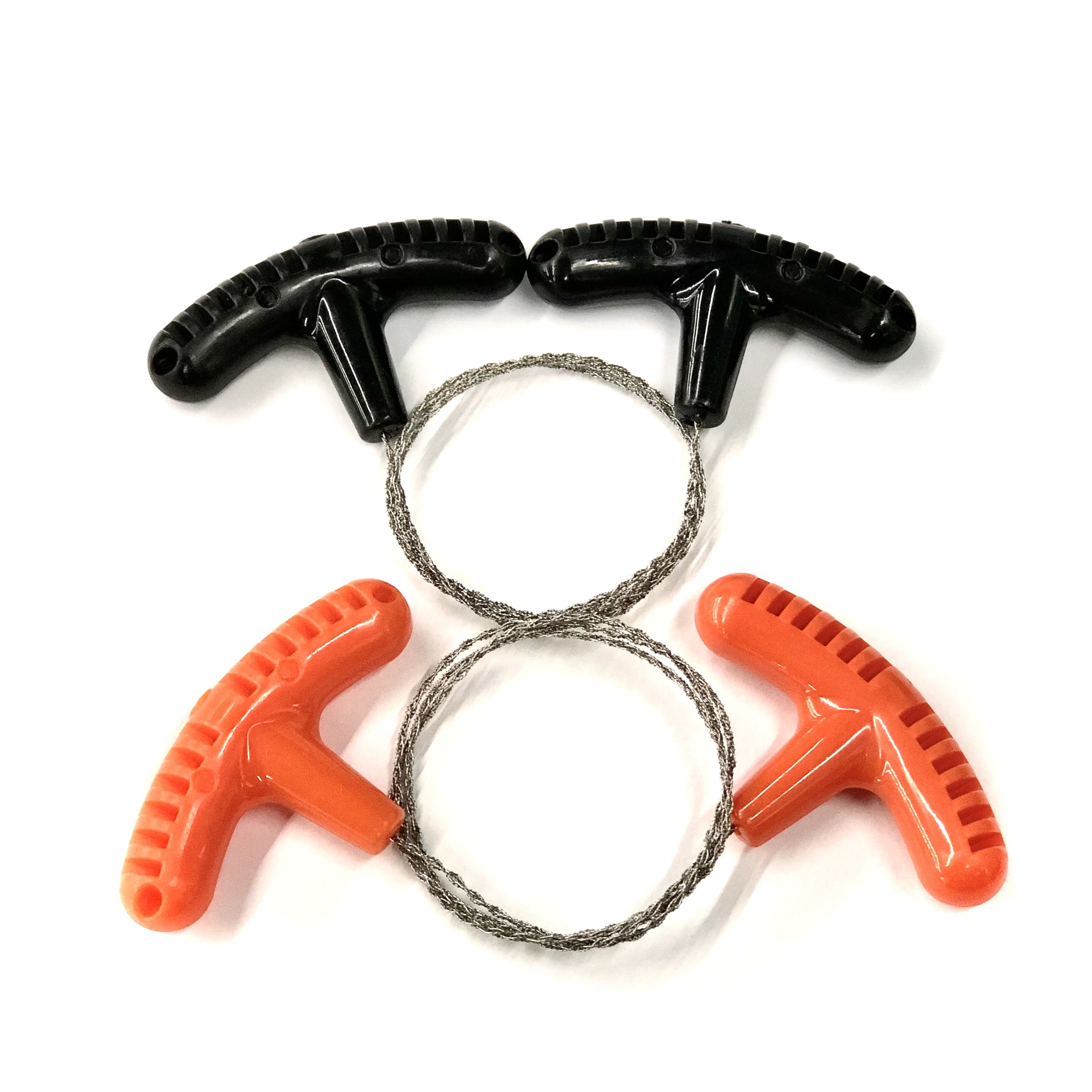 Portable Stainless Steel Wire Saw for Camping and Hiking Easy-to-Use Manual Cutting Tool with Finger Handle