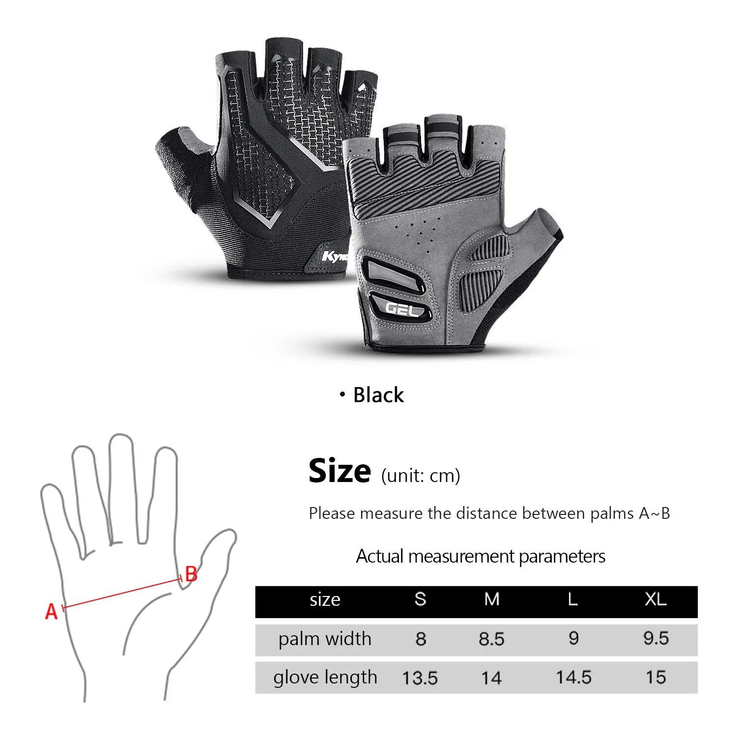 Cycling Anti-Slip Half Finger Gloves with Gel Pad Shock-Absorbing Road Riding Gear for Men and Women