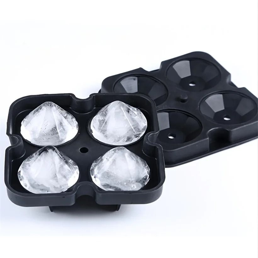 Luxury Diamond-Shaped Ice Cube Mold – Professional DIY Cocktail Tray