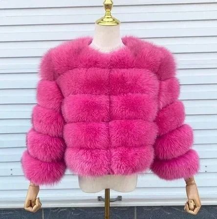2024 Luxury Faux Raccoon Fur Coat | Premium Fluffy Winter Jacket & Thick Warm Furry Outerwear System