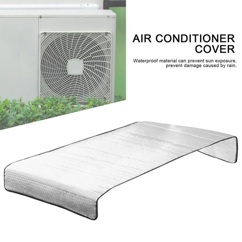 Outdoor Air Conditioner Cover – Waterproof Sun & Rain Protection, Anti-Dust & Snow AC Cleaning Cover for Home Units