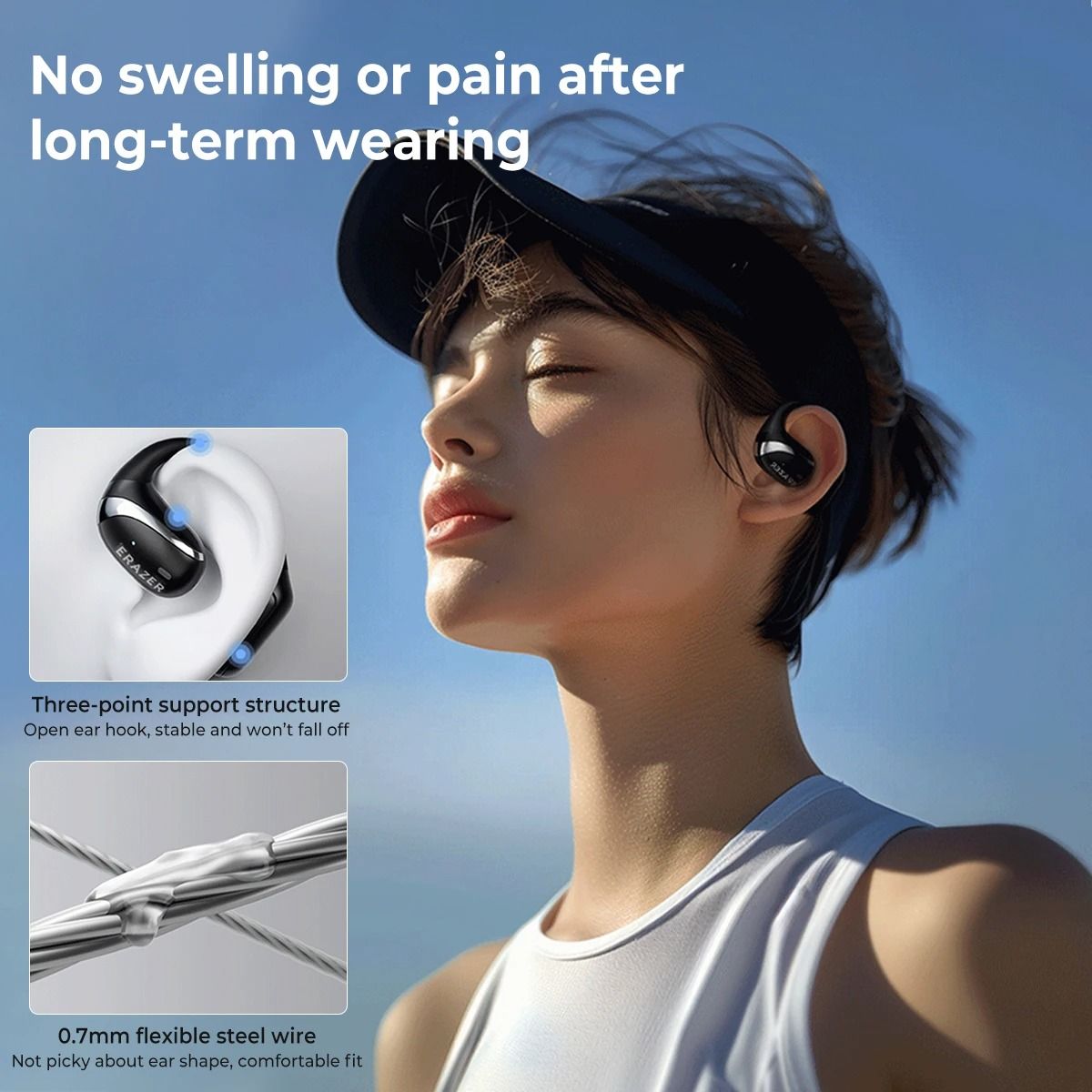 Lenovo ERAZER X9 Wireless Open Ear Bluetooth Headphones