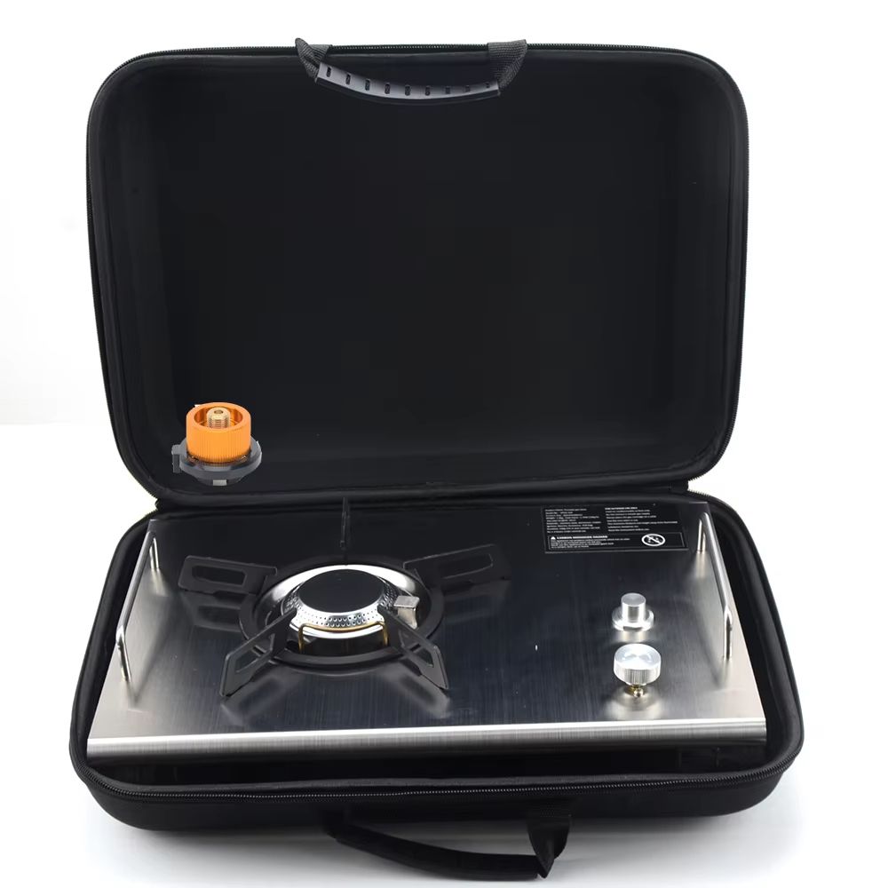 TrailFlex IGT Folding Camp Table with Removable Gas Stove Slot