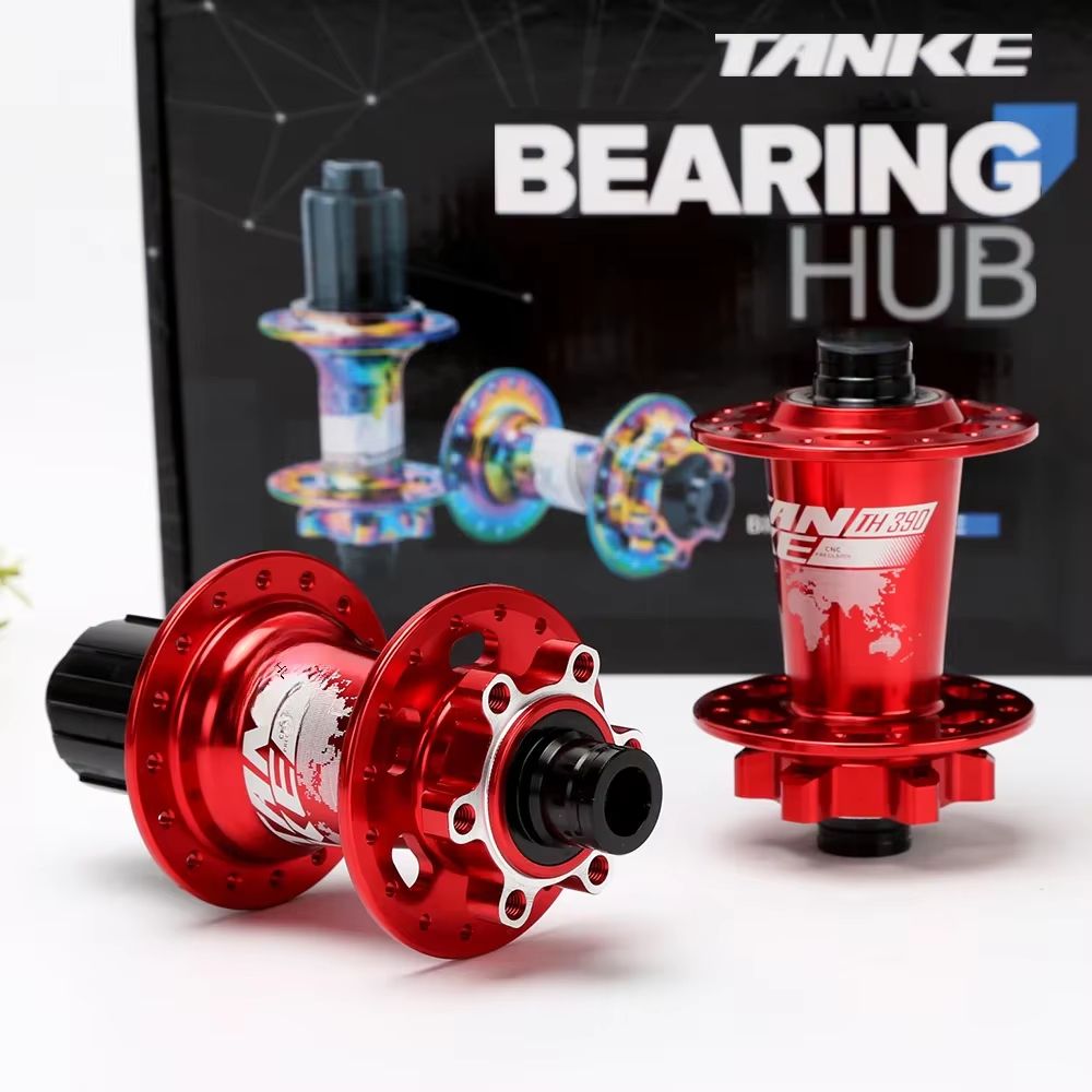 TANKE 120-Click 6-Bearing MTB Hub – 28/32/36H Disc Brake Front & Rear (8-12 Speed)