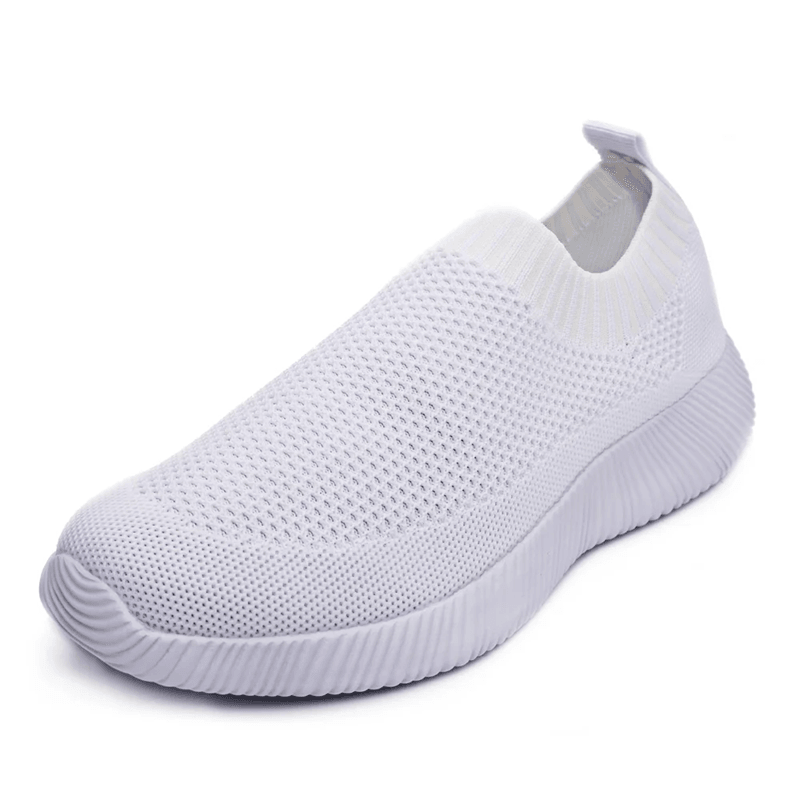 Womens Sock Sneakers Breathable Knit Slip On Walking Shoes
