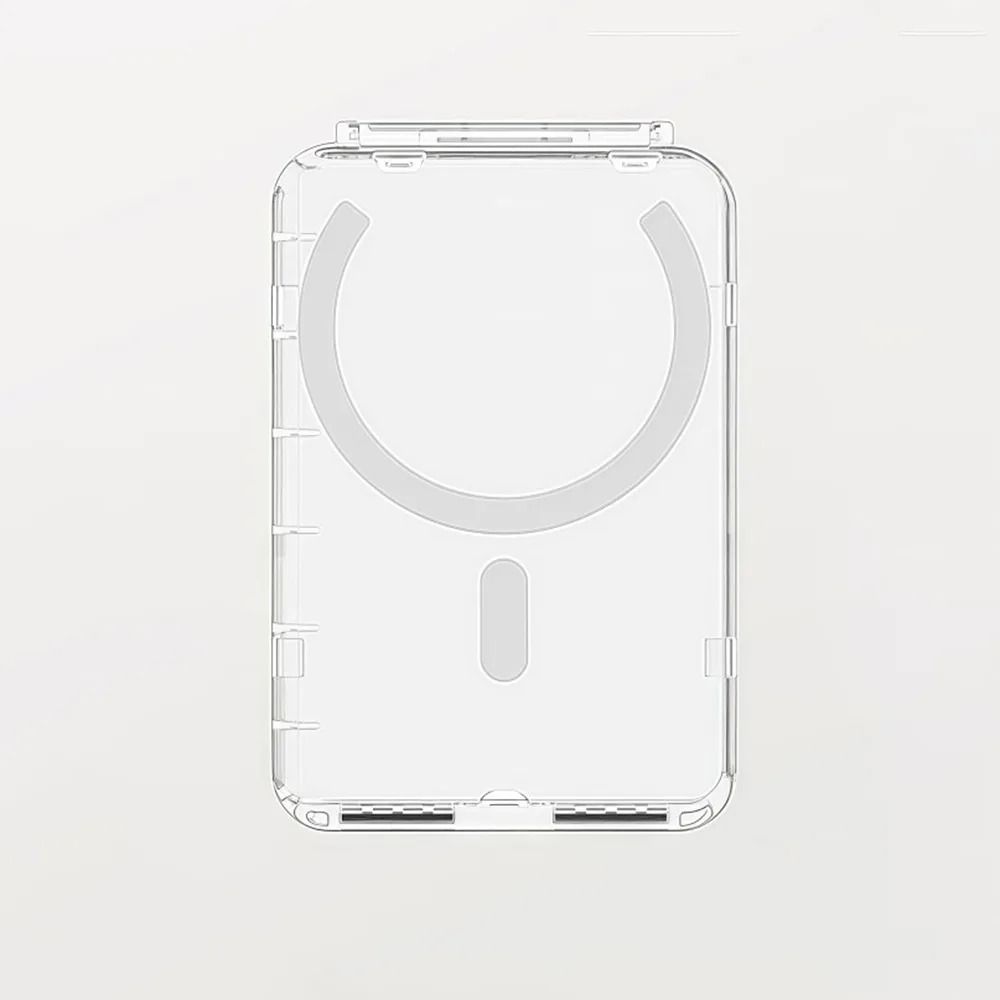 Transparent MagSafe Card Sleeve – Magnetic Stand with 2 Card Slots – High-Yield Mobile Interaction Hub