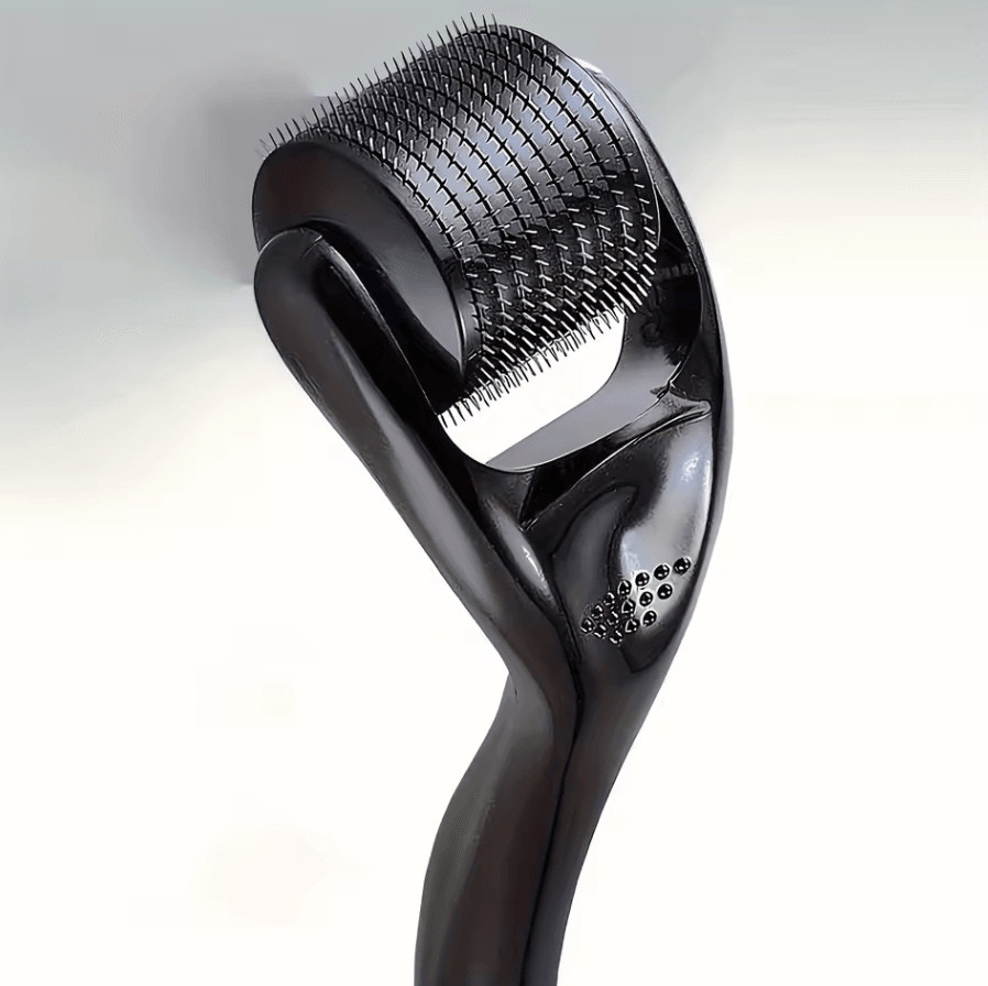 Stainless Steel Facial Roller Precision Skin Massager Gentle Exfoliating Skincare Tool