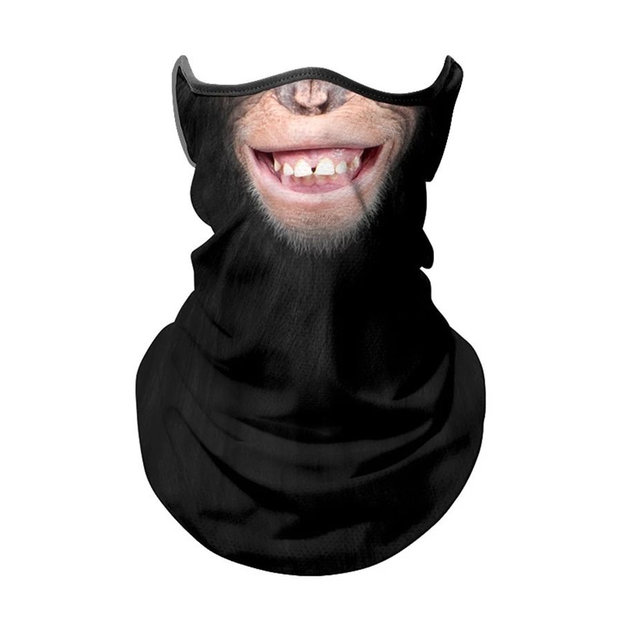 3D Animal Print Ice Silk Bandana – Cooling Breathable Face & Neck Protection