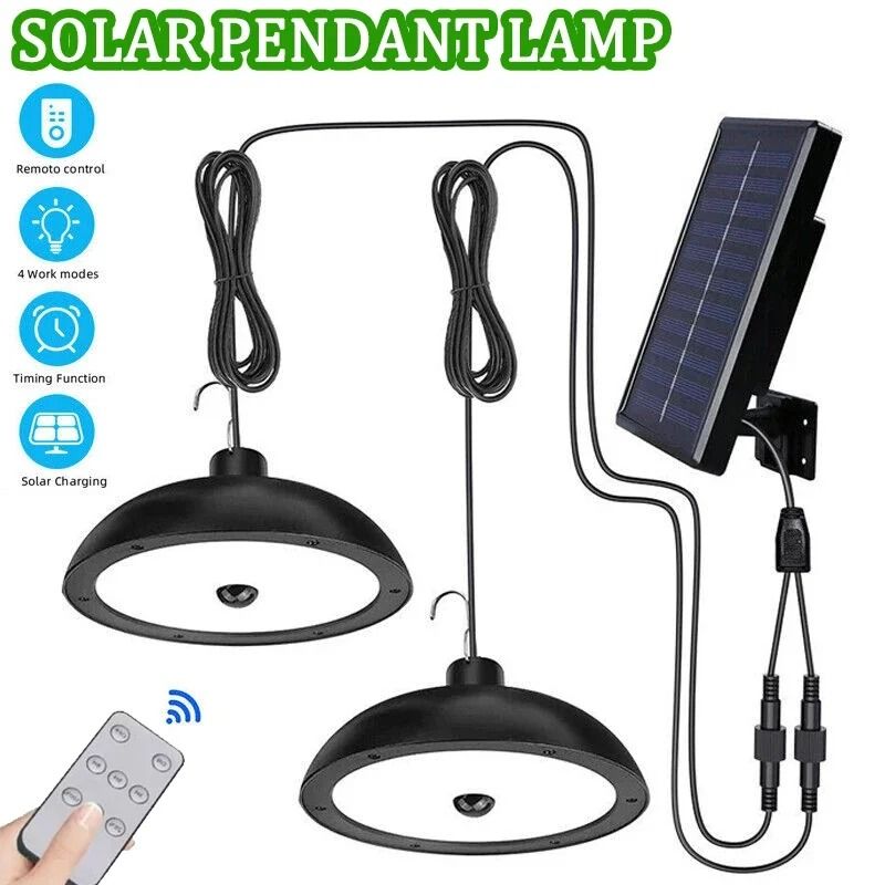 Solar Pendant Lamp Waterproof Chandelier