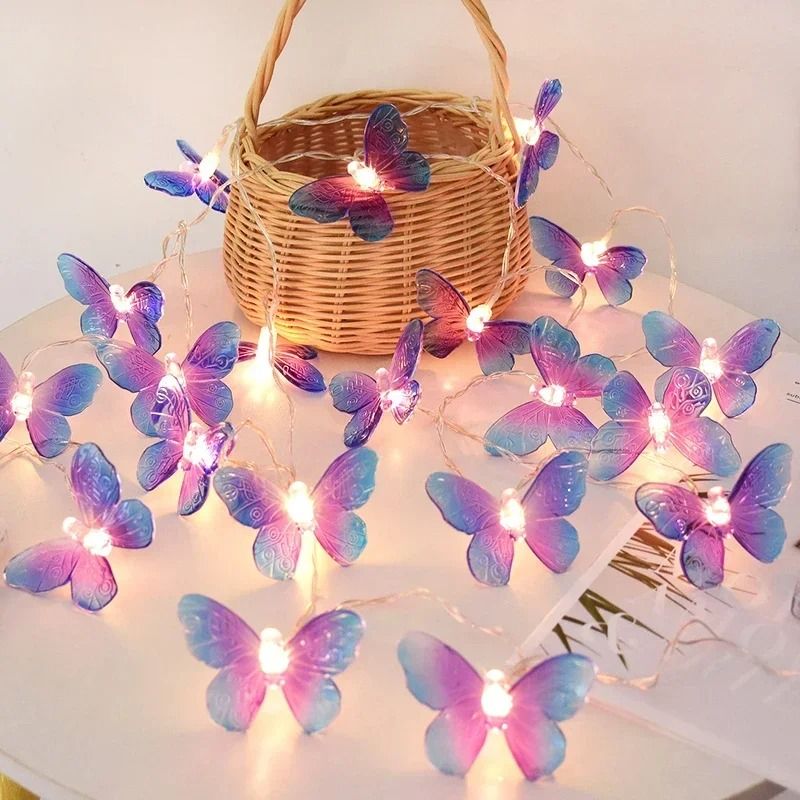 Dreamy Butterfly Wings Fairy Lights