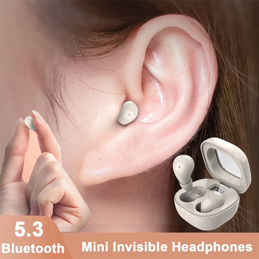 Mini Bluetooth Earbuds TWS Wireless Earphones with HIFI Stereo and Noise Reduction