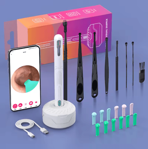 NK3 Pro Ear Cleaner with Camera – HD Visual Otoscope Ear Cleaning Set