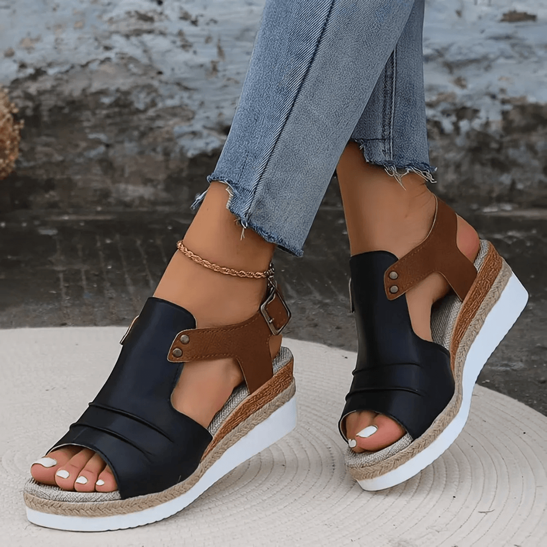 Women Lightweight Platform Wedge Sandals Summer Beach Casual Designer Sandals