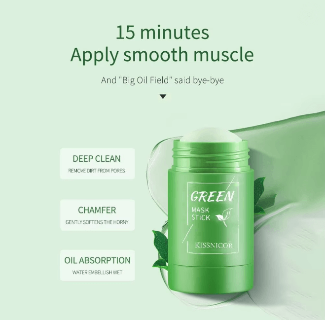 GreenClear Tea Mask Stick Pore Cleansing and Blackhead Removal Mask