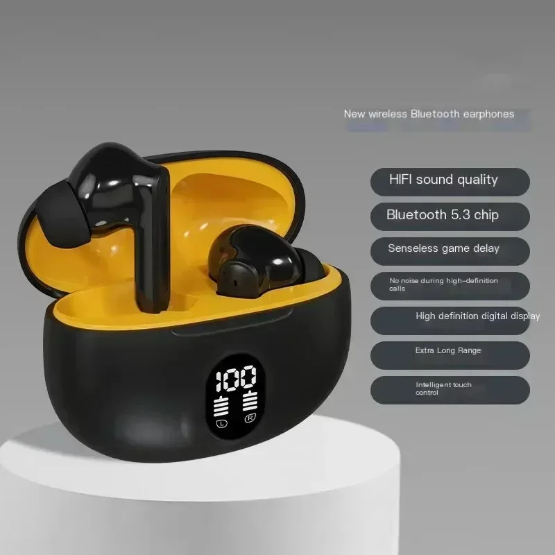 Wireless Gaming Earbuds with Mic Noise Reduction TWS Bluetooth Headphones