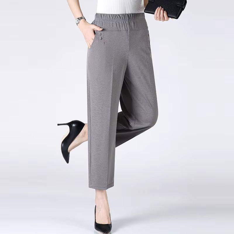 BreezeFlex High Waisted Summer Pants – Lightweight Breathable Loose Fit