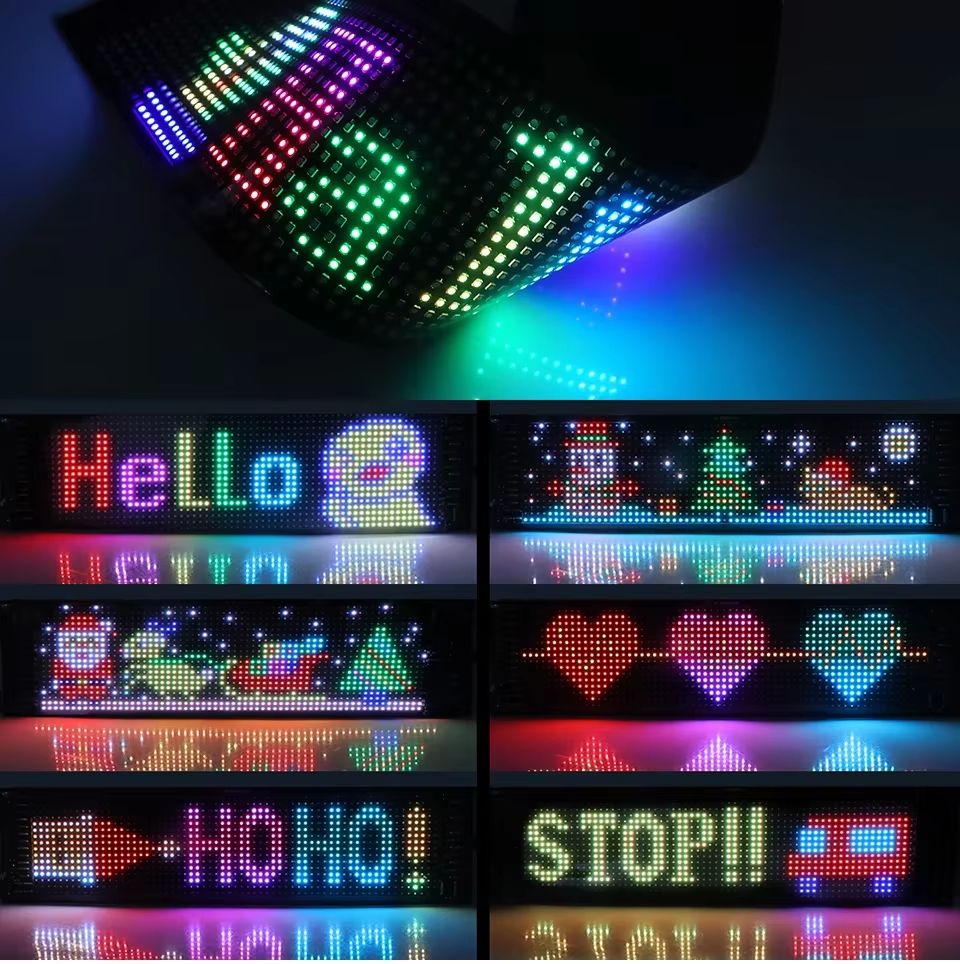 Flexible Programmable LED Scrolling Sign RGB Message Display Screen