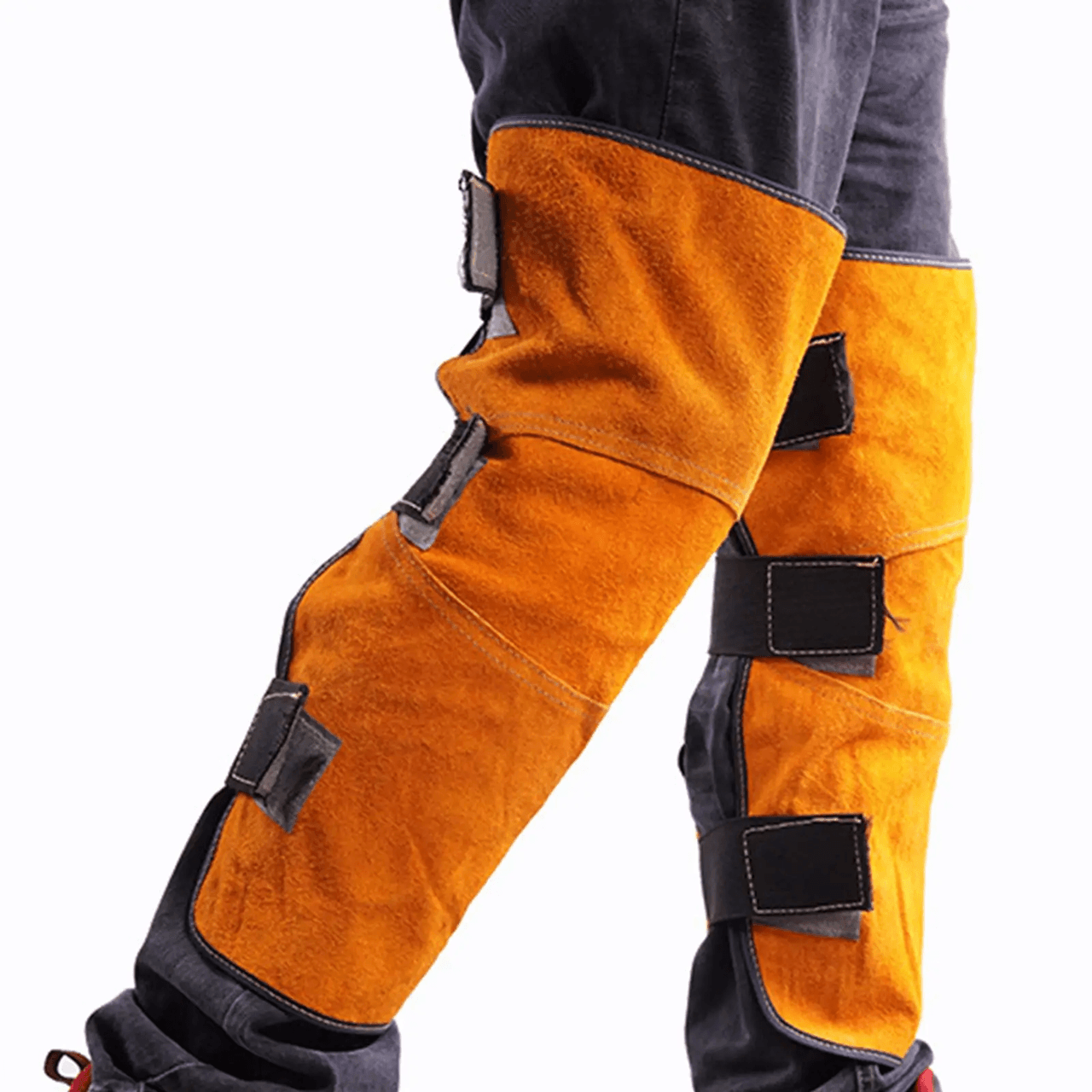 Fireproof Welding Leg Covers Reinforced Protective Wrap Sleeves