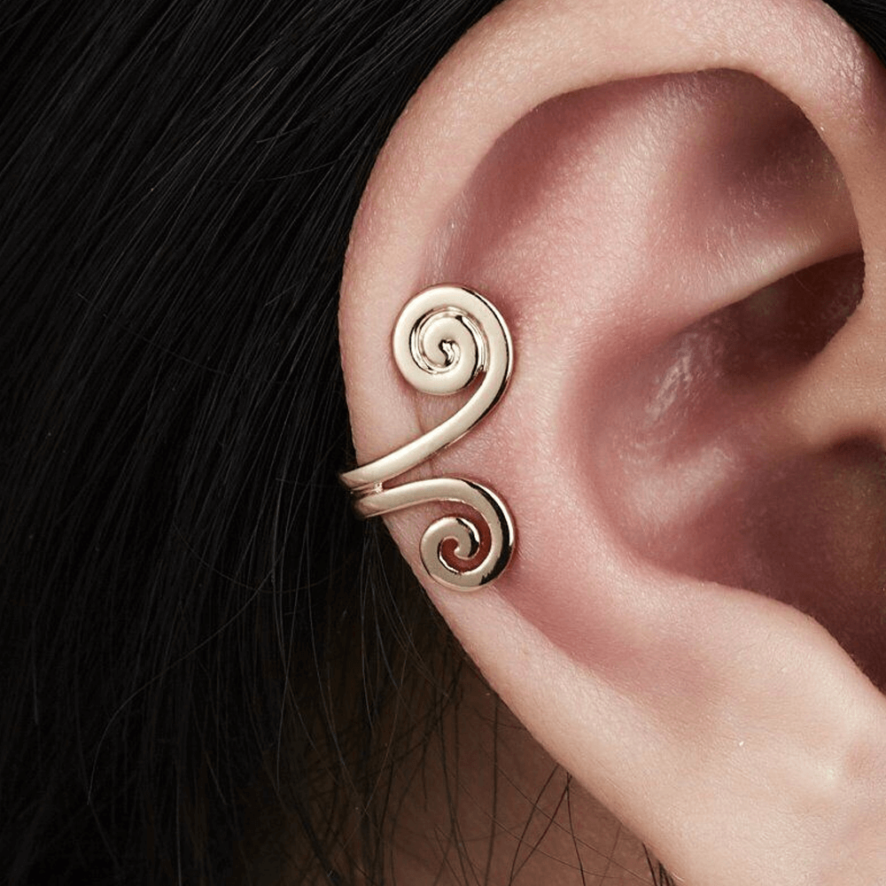 Non-Piercing Acupressure Earrings for Weight Loss | Slimming Ear Cuffs for Men & Women