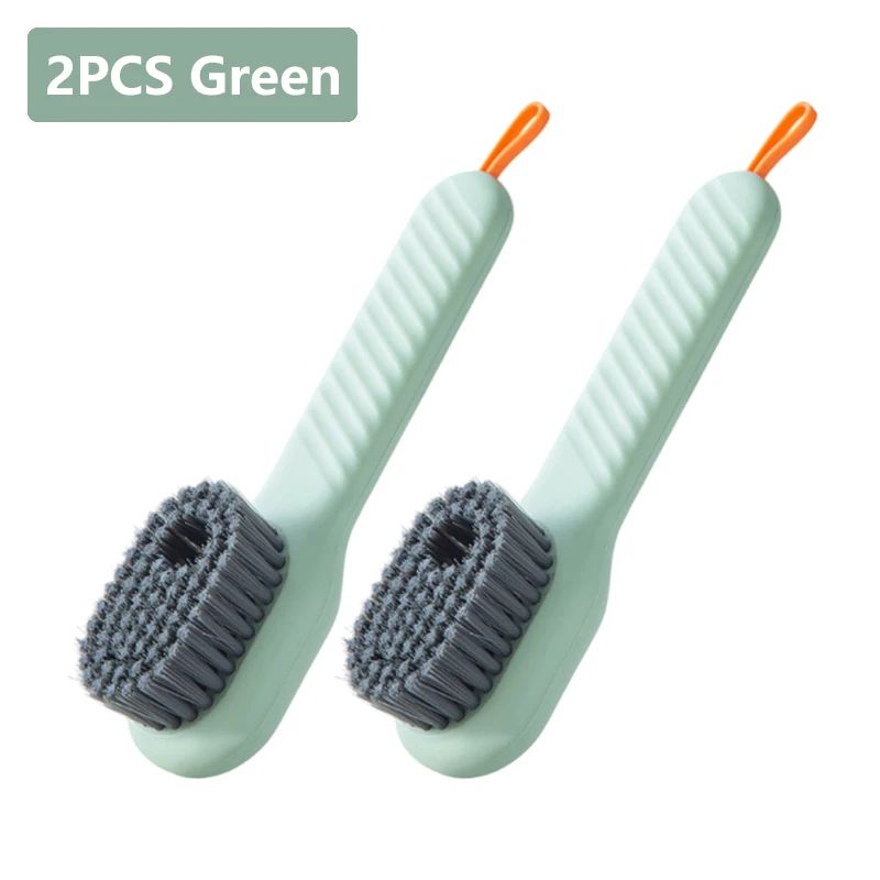 Premium Soft-Bristled Shoe & Clothes Cleaning Brush with Built-In Liquid Dispensing