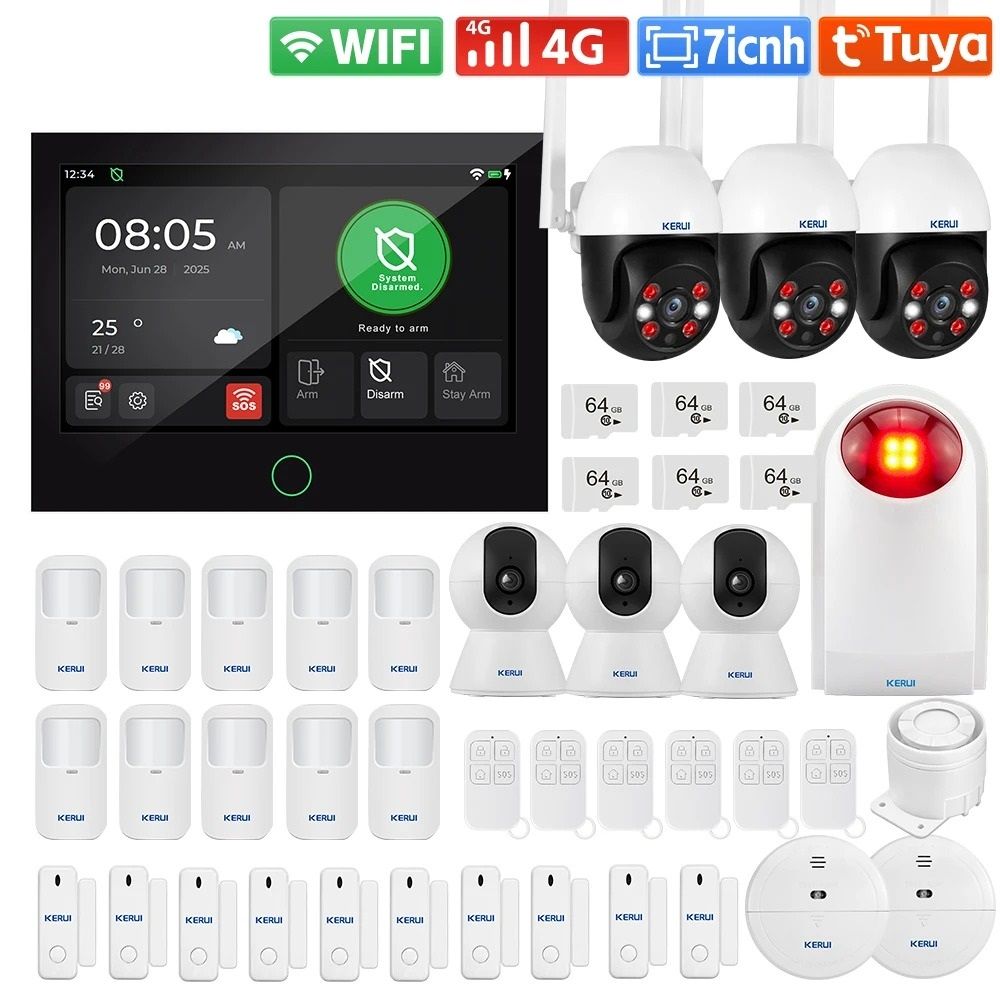 Smart 7 Inch HD Touch Security Command Center