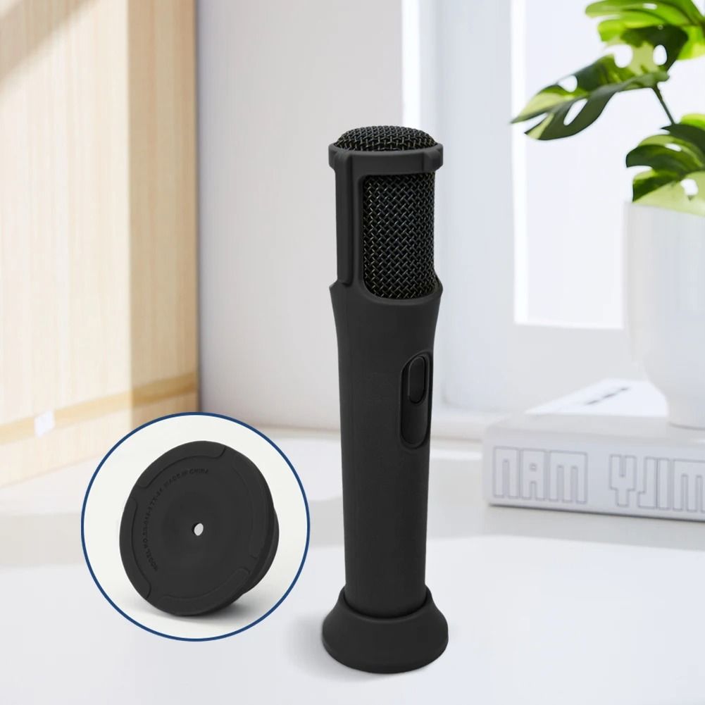 Silicone Anti Rolling Microphone Case Protective Sleeve for JBL PartyBox Mic