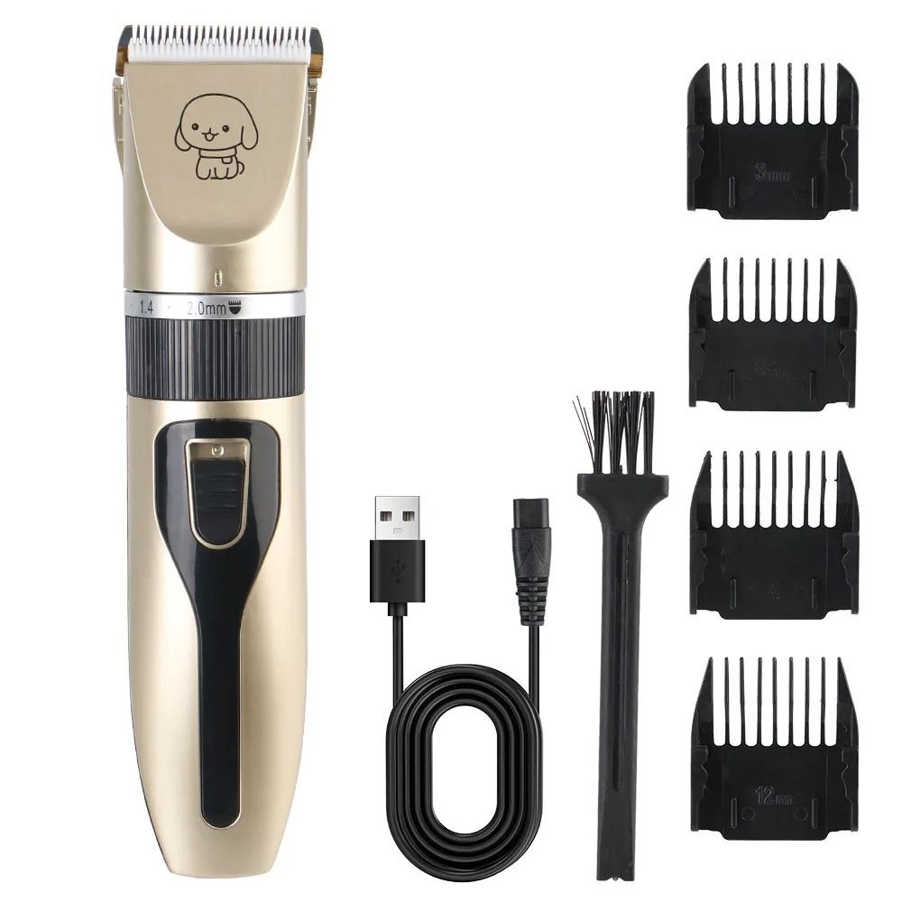 Electric Pet Hair Clipper Grooming Trimmer for Dogs Cats and Small Pets