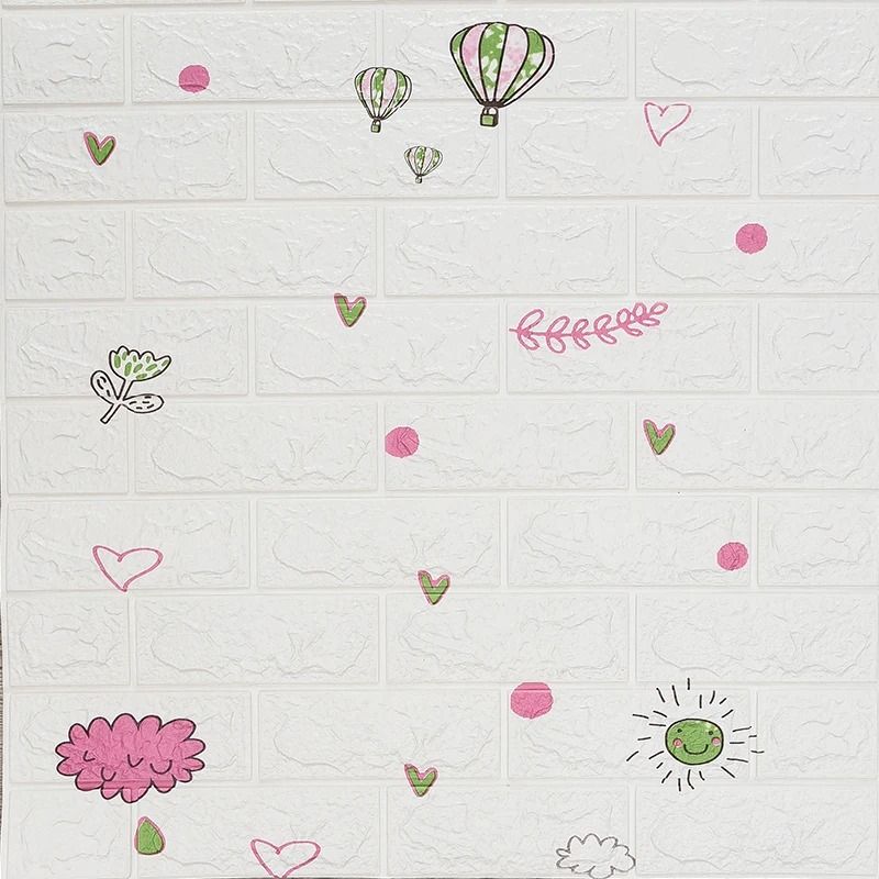 3D Brick Wall Sticker Self Adhesive Foam Wall Panel Waterproof Wallpaper